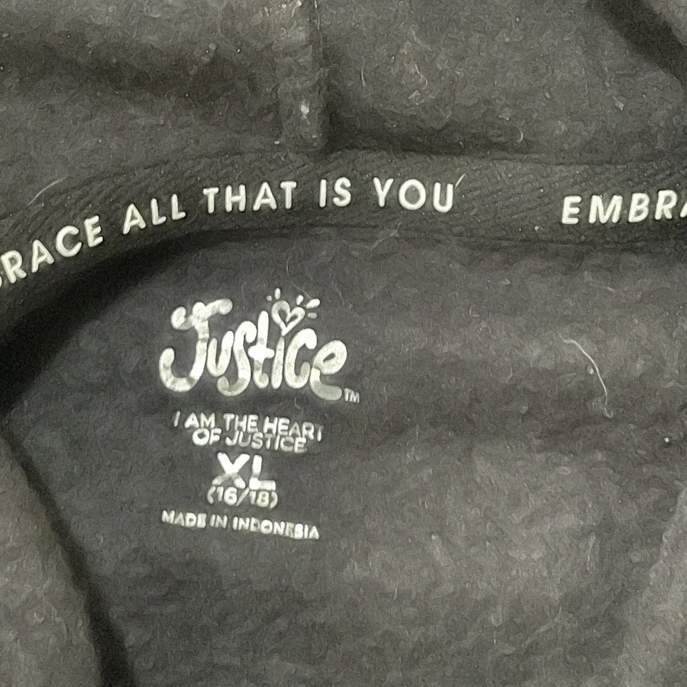Justice Girls Youth size 16/18 XL hoodie‎ by Justice Sweatshirt Neon School